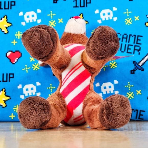 Rudolph The Red-Nosed Reindeer 7" UltraSoft Stuffed Christmas Holiday Plush - Picture 4 of 7